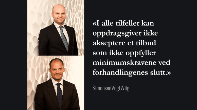 Anbud365: Kan vesentlige avvik forhandles bort