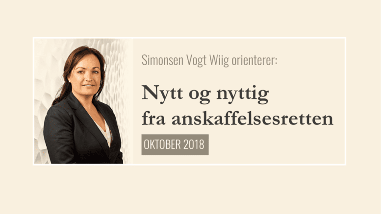 Anbud365: Nytt og nyttig fra anskaffelsesretten