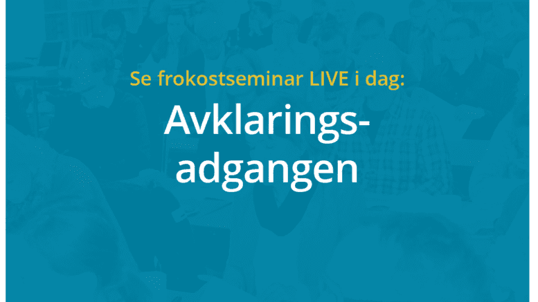 Anbud365: Følg dagens Anbud365-seminar fra kl. 0900- 1100 på LIVE streaming