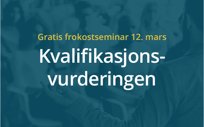 Anbud365: Klart for nytt Anbud365-seminar Utfordringer knyttet til kvalifikasjonsfasen