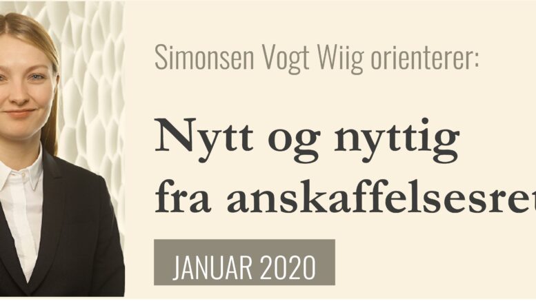 Anbud365: Nytt og nyttig fra anskaffelsesretten