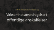 Anbud365: Følg dagens Anbud365-seminar på LIVE streaming – Virksomhetsoverdragelser i offentlige anskaffelser