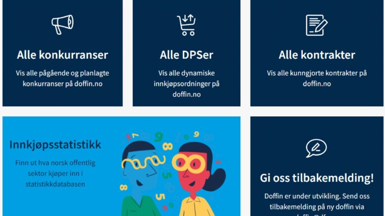 Anbud365: Intet å si på ambisjonene for nye Doffin; nå kan du si din mening