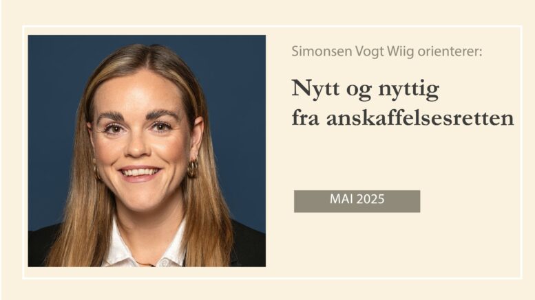 Anbud365: Nytt og nyttig mai 2025