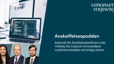 Anbud365: Anskaffelsespodden episode 66: Konkurranseloven som verktøy for å parere leverandørs/underleverandørs urimelige priser