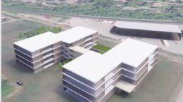 Åpent prosjekt: Nye Orkdal helsetun utvikles gjennom samspillsentreprise og konkurransepreget dialog, en modell som kan gi viktige erfaringer for andre offentlige oppdragsgivere. Denne konseptskissen er utarbeidet av Norconsult i en tidlig fase. Orkland kommune understreker at det ferdige helsetunet kan få en annen utforming.